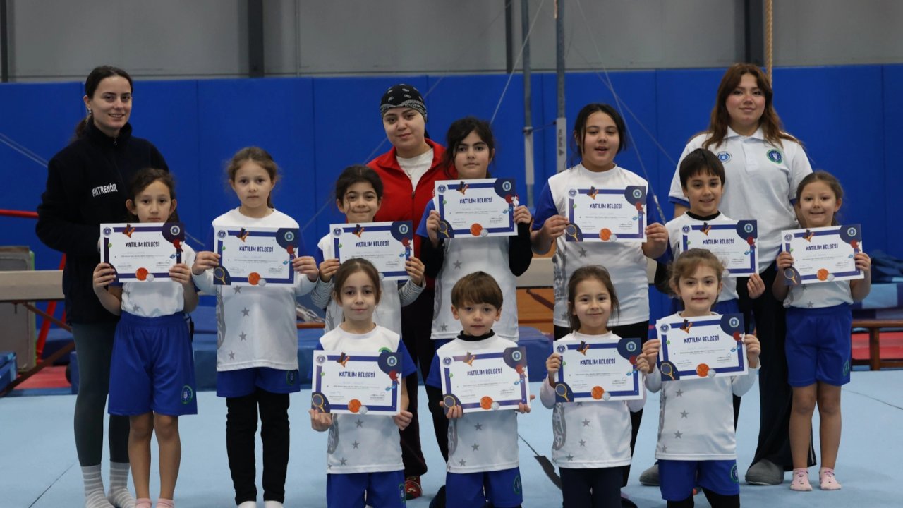 Bursa'da kış okullarında sertifika heyecanı