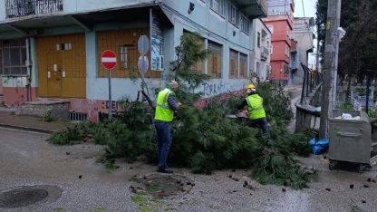 Bursa'da kuvvetli lodos alarmı! 42 ihbara anında müdahale