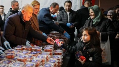 Bursa'da Miraç Kandili bereketi