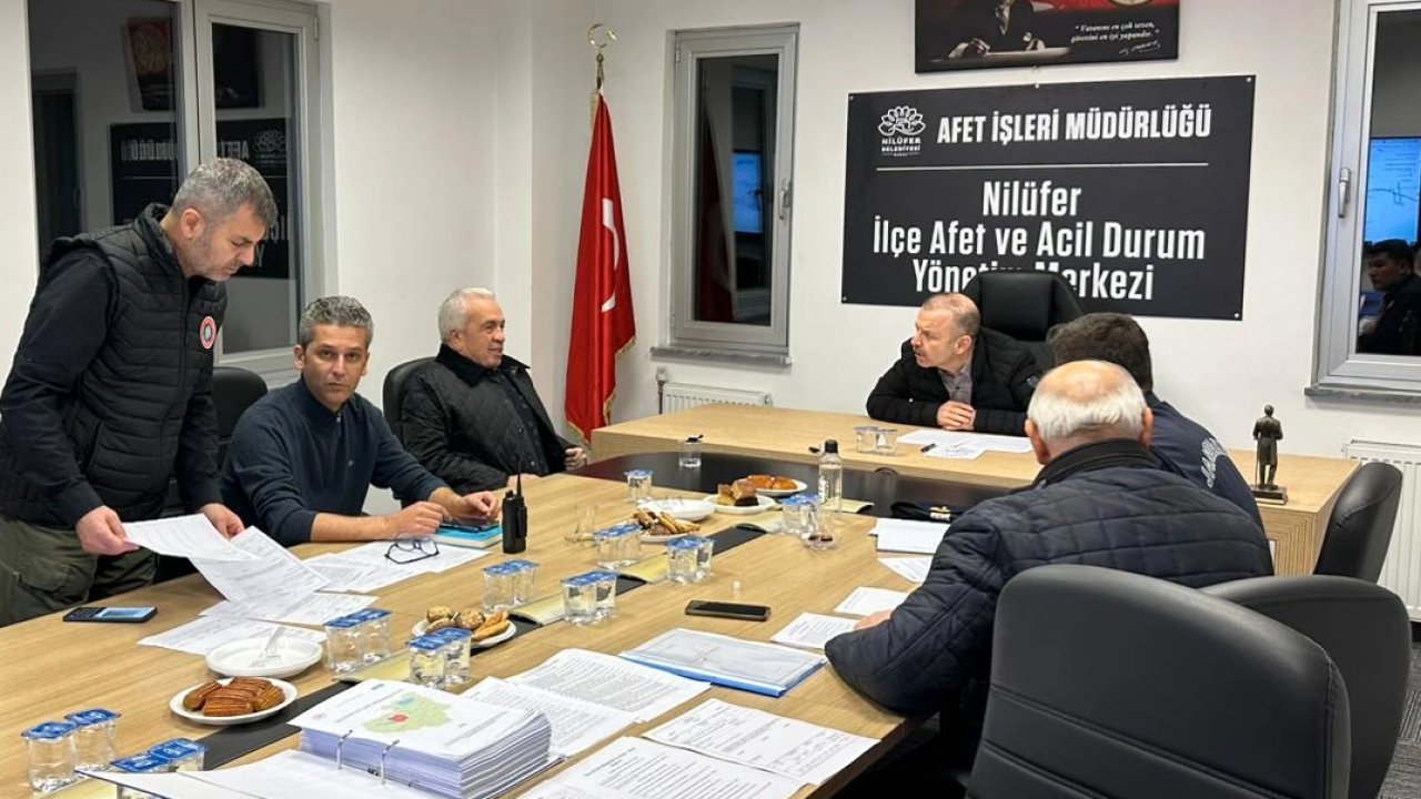 Bursa'da Nilüfer’de afetlere karşı hazırlık tatbikatı