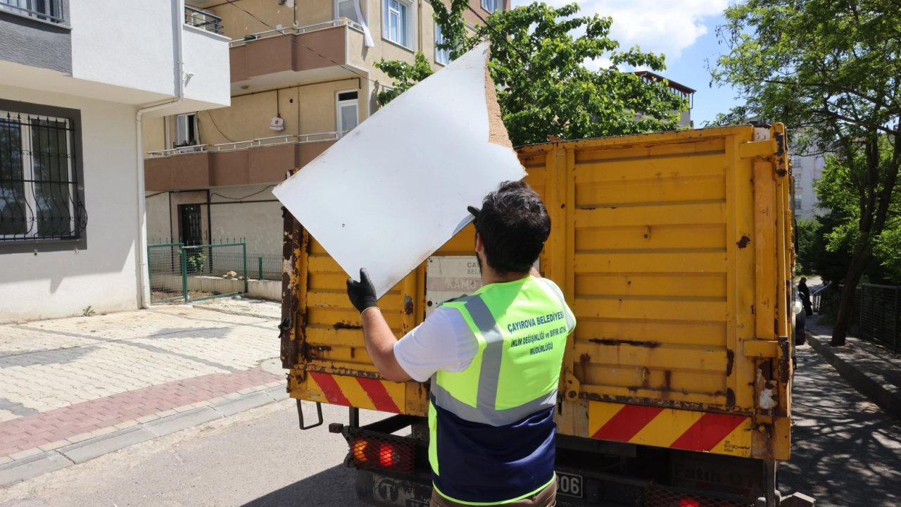 Çayırova'da tonlarca atık geri dönüşüme kazandırıldı