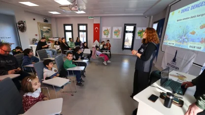 Çocuklar Efes Selçuk’ta denizin gizli dünyasını keşfetti