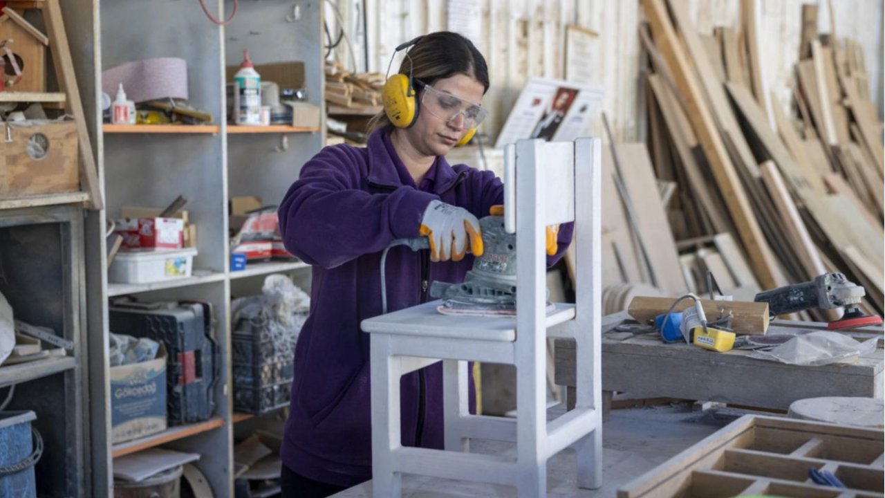 Çöpler sandalye oluyor