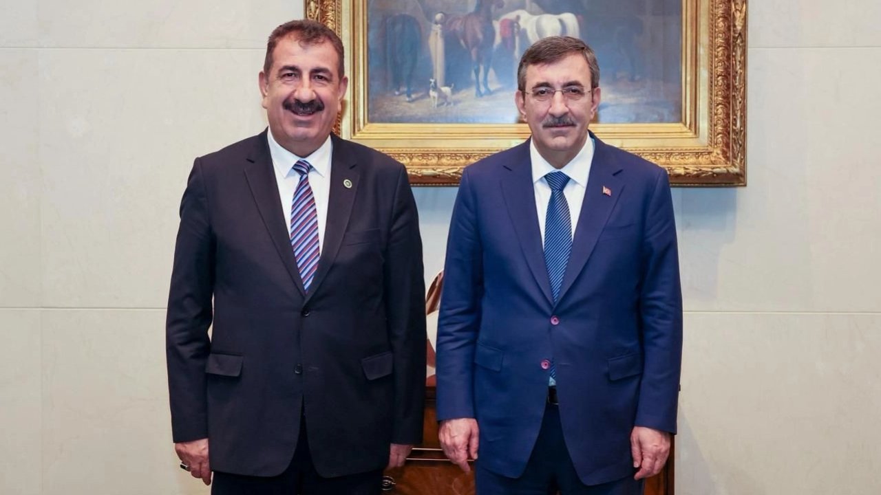 Cumhurbaşkanı Yardımcısı Yılmaz TÜRKYED'i kabul etti