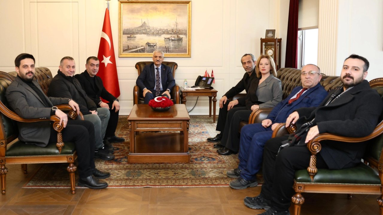 Düzce Gazeteciler Cemiyeti'nden Vali Makas’a ziyaret