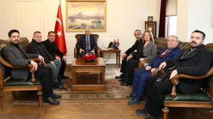 Düzce Gazeteciler Cemiyeti'nden Vali Makas’a ziyaret