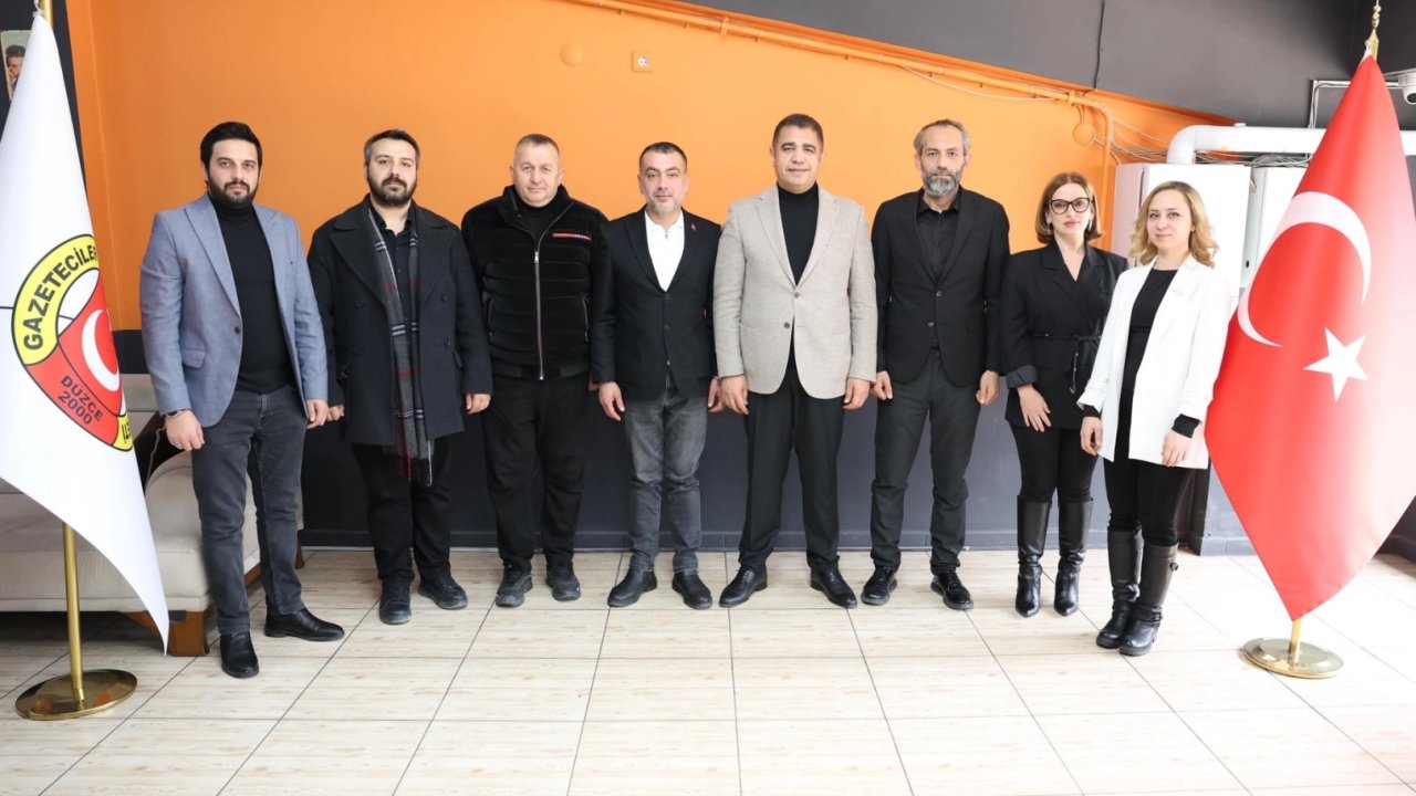 Düzce Valisi Arslan’dan Gazeteciler Cemiyeti'ne ziyaret
