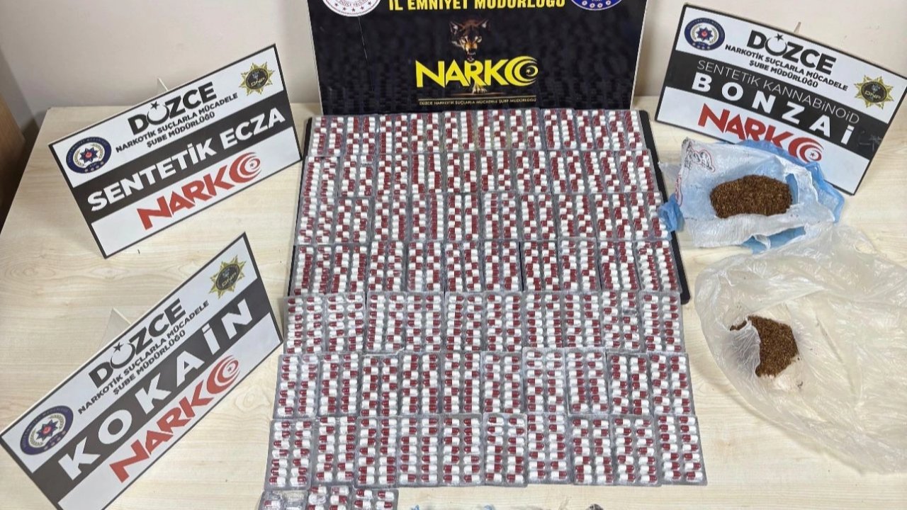 Düzce’de uyuşturucu operasyonunda 4 zanlı tutuklandı