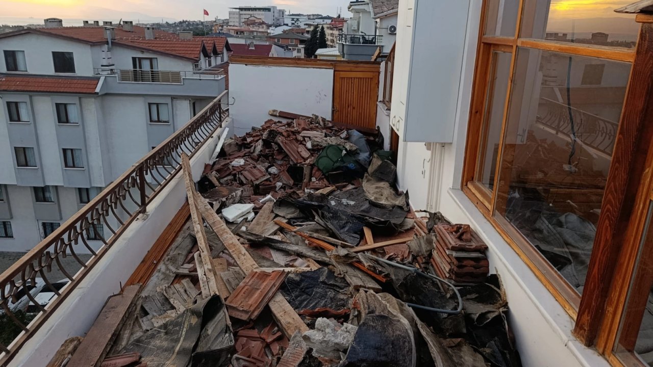 Fırtına mağduru şehit ailesine Kocaeli Büyükşehir'den destek