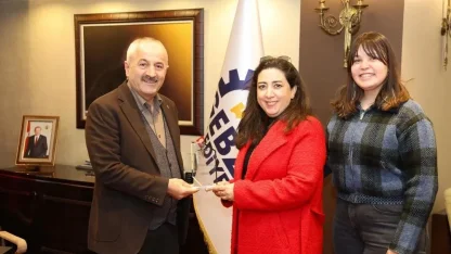 Gebze'de sağlık ocağı çalışanlarından Başkan Büyükgöz’e ziyaret