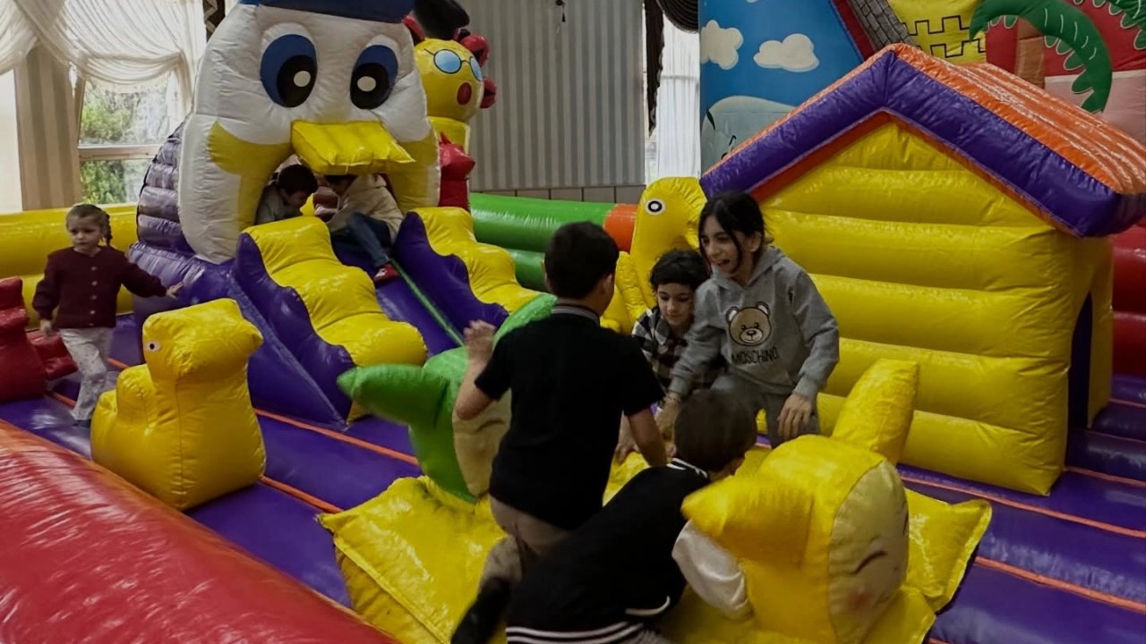 Gölcük'te çocuklar ara tatilde eğlendi