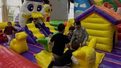 Gölcük'te çocuklar ara tatilde eğlendi