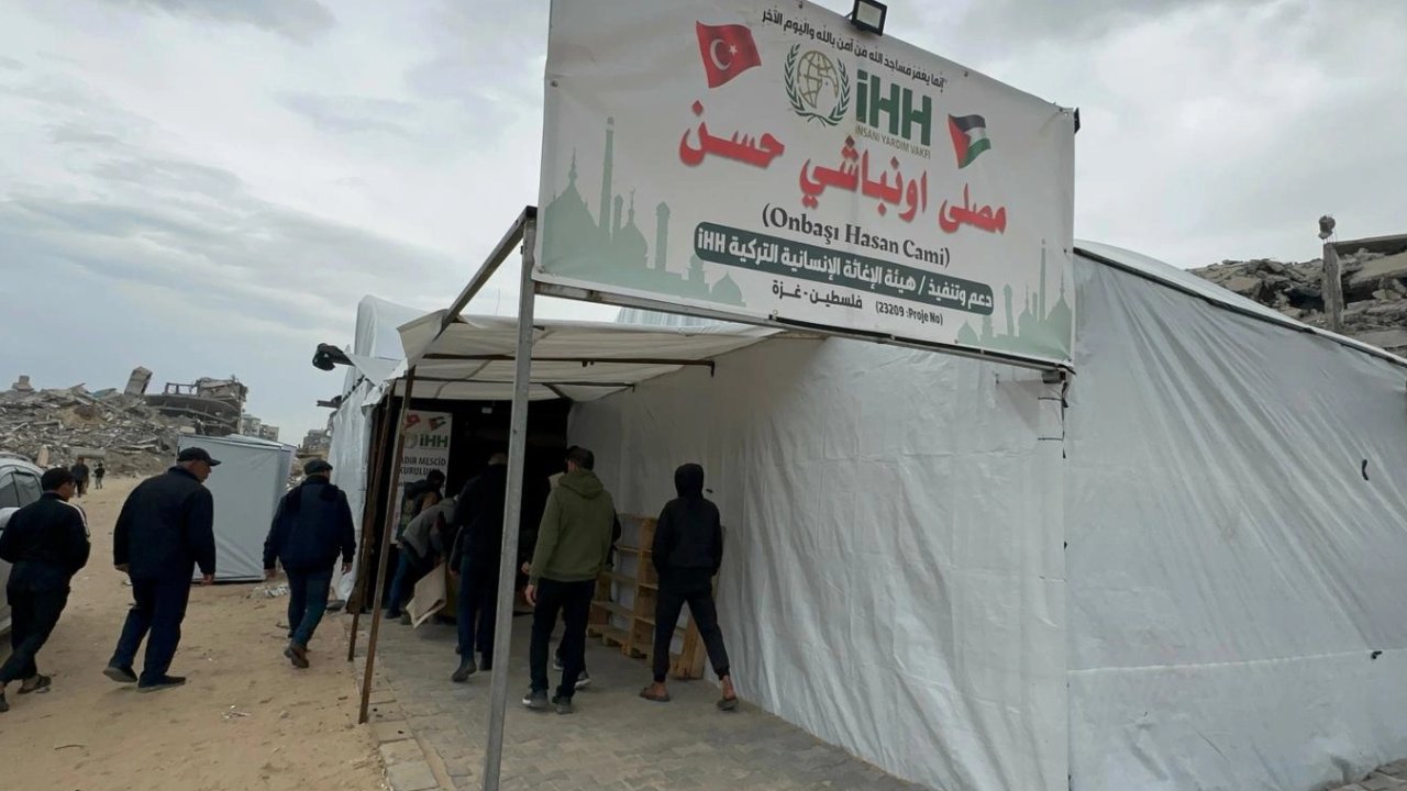 İsrail yıktı, Kocaeli Büyükşehir Gazze'de kurdu