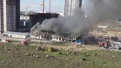 İstanbul Esenyurt’ta inşaat şantiyesinde yangın paniği