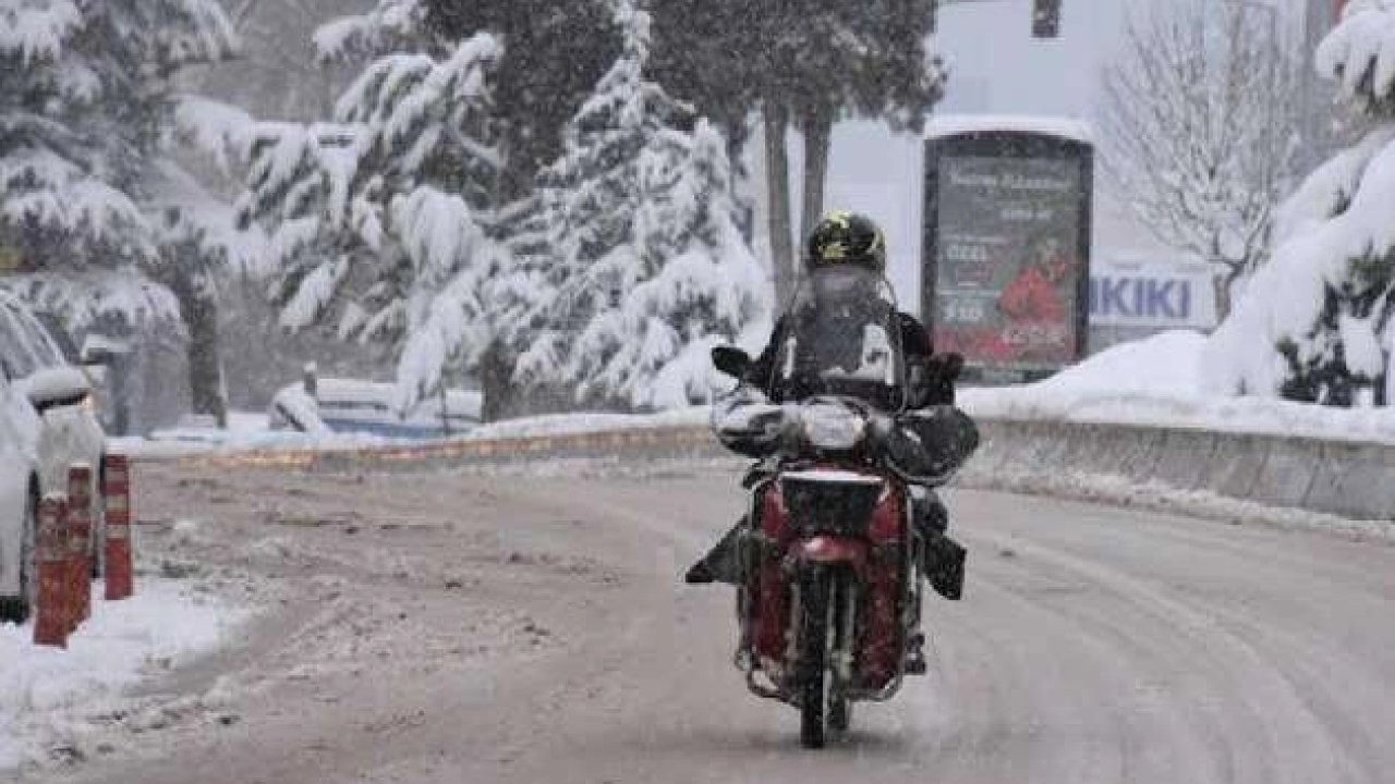 İstanbul'da ağır taşıt ve kuryelere 'kar' yasağı!