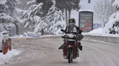 İstanbul'da ağır taşıt ve kuryelere 'kar' yasağı!