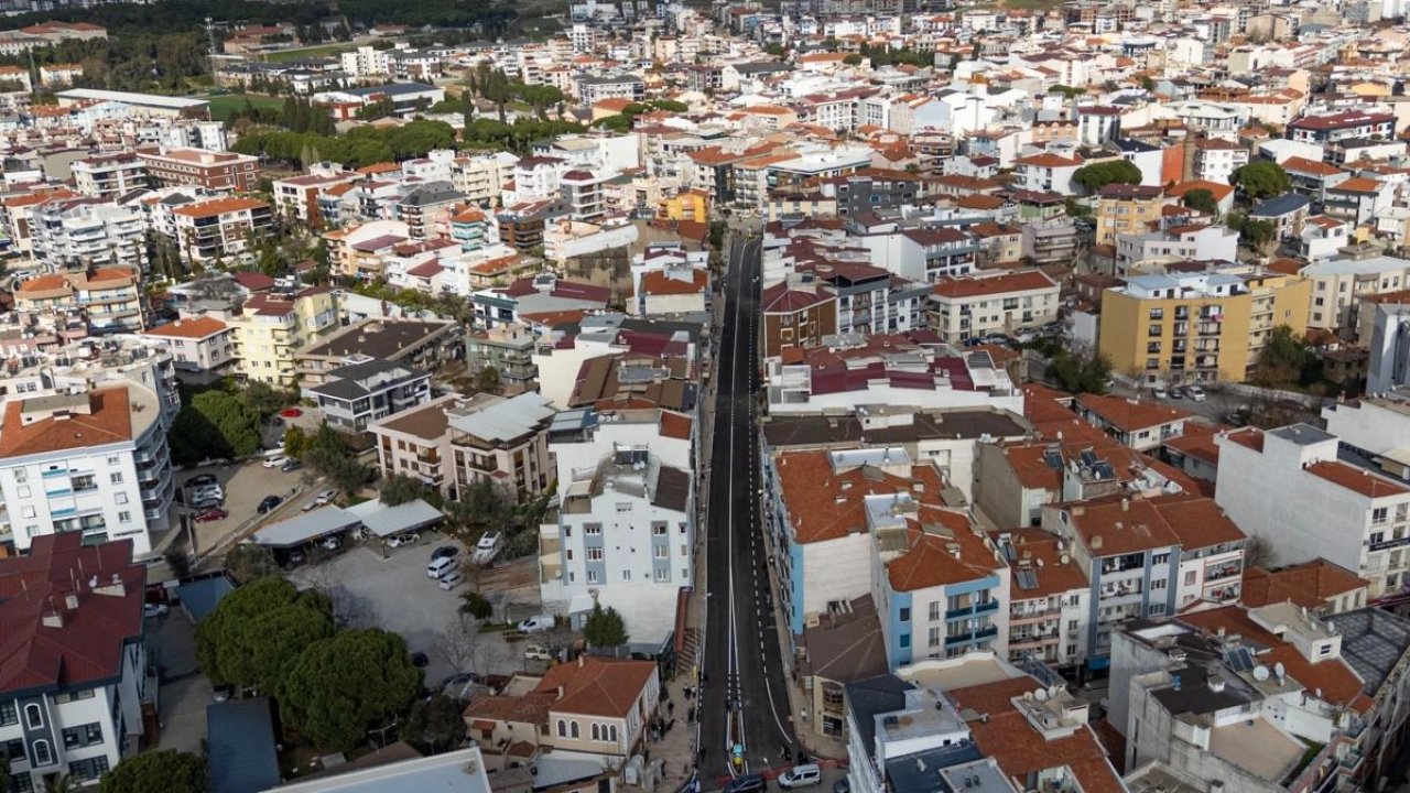 İzmir Büyükşehir’den Seferihisar’a konforlu cadde