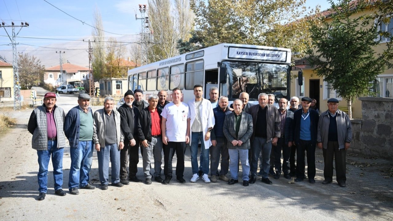 Kayseri Büyükşehir'den gezici diş kliniği