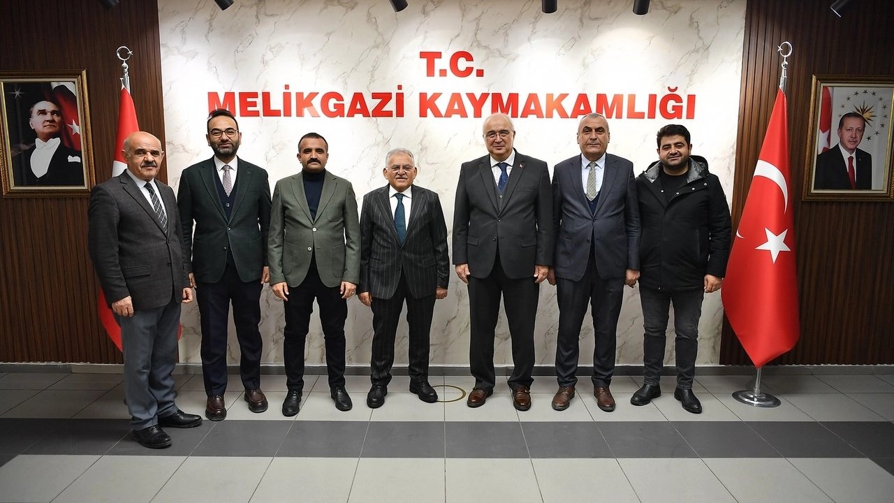 Kayseri Büyükşehir'den kaymakamlara ziyaret