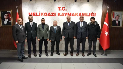 Kayseri Büyükşehir'den kaymakamlara ziyaret