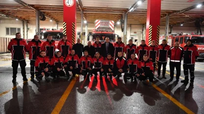 Kayseri itfaiyesinden gurur dolu tablo