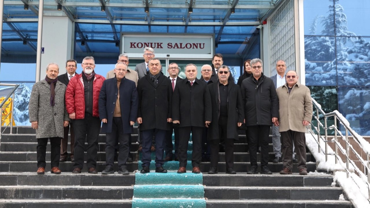 KAYSO yönetimi ERÜ'nün projelerini dinledi