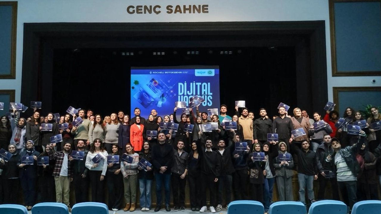 Kocaeli’de 235 genç dijital eğitimle sertifikalandı