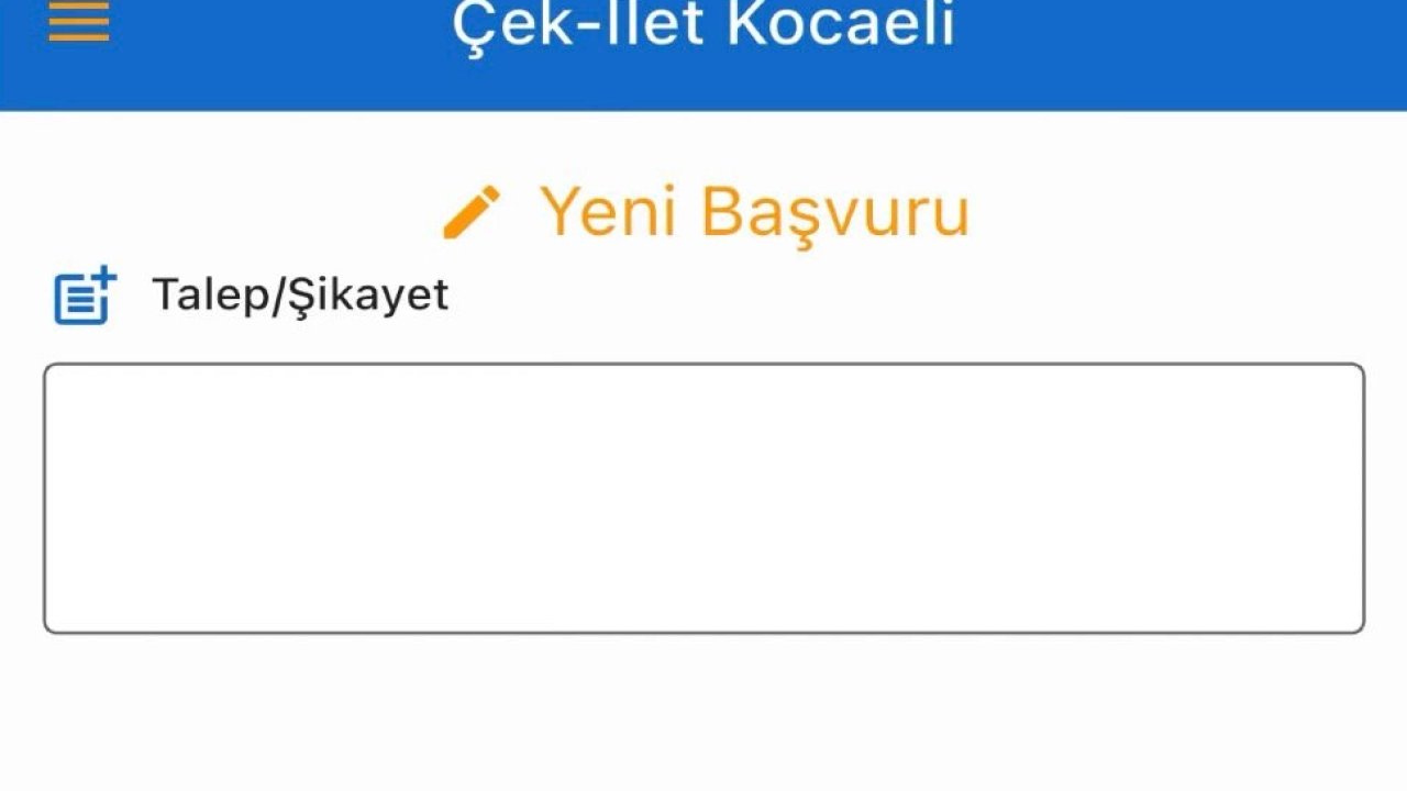 Kocaeli'de 'Çek İlet'e 5 binin üzerinde talep iletildi