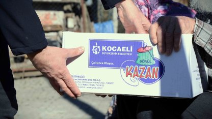 Kocaeli'de 'Gönül Kazan' ile sofralara sıcak yemek