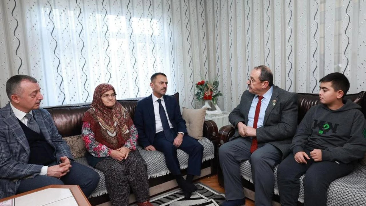 Kocaeli'de ilk ziyaret şehit ailelerine yapıldı