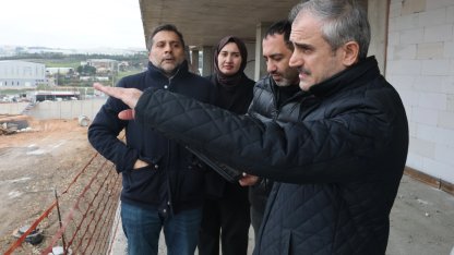 Koceli'de Spor Lisesi’nde inşaat hızla sürüyor   