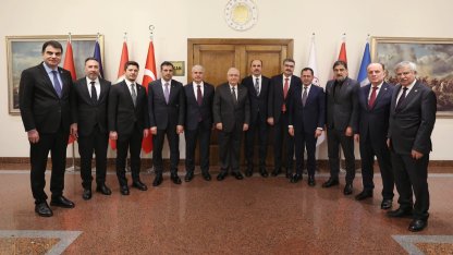 Konya heyetinden Milli Savunma Bakanı Yaşar Güler’e ziyaret