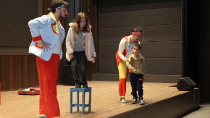 Konya Karatay'da okula 'sanat dolu mola' etkinliği