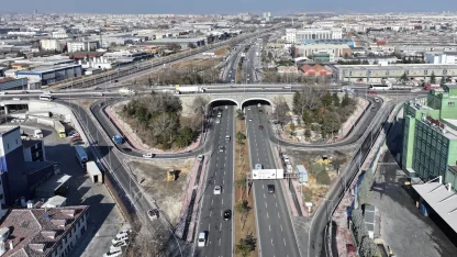 Konya'da Marangozlar Kavşağı faaliyette