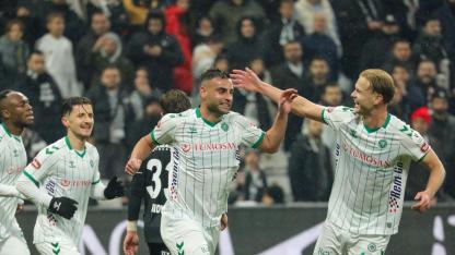 Konyaspor galibiyete hasret kaldı 1-2
