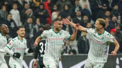 Konyaspor galibiyete hasret kaldı 1-2