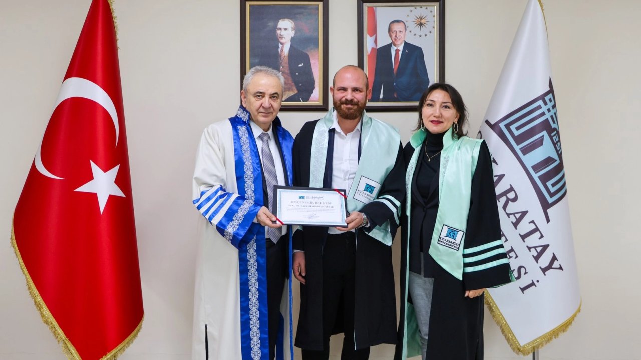 KTO Karatay Üniversitesi’nde cübbe giyme töreni