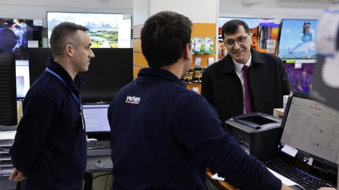 Kütahya'da Başkan esnaf ve vatandaşlarla buluştu