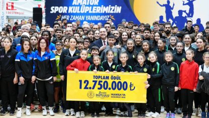 Manisa'dan amatör sporda 123 kulübe maddi destek