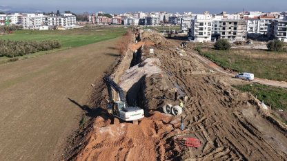 Manisa’nın altyapı projesi Muradiye’de devam ediyor