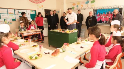 Marmarabirlik’ten çocuklara zeytinli lezzet atölyesi