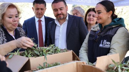 Menderesli kadınlara salep desteği