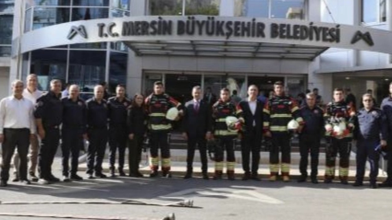 Mersin Büyükşehir İtfaiyesi’nden 2025’te 11 bin 396 müdahale