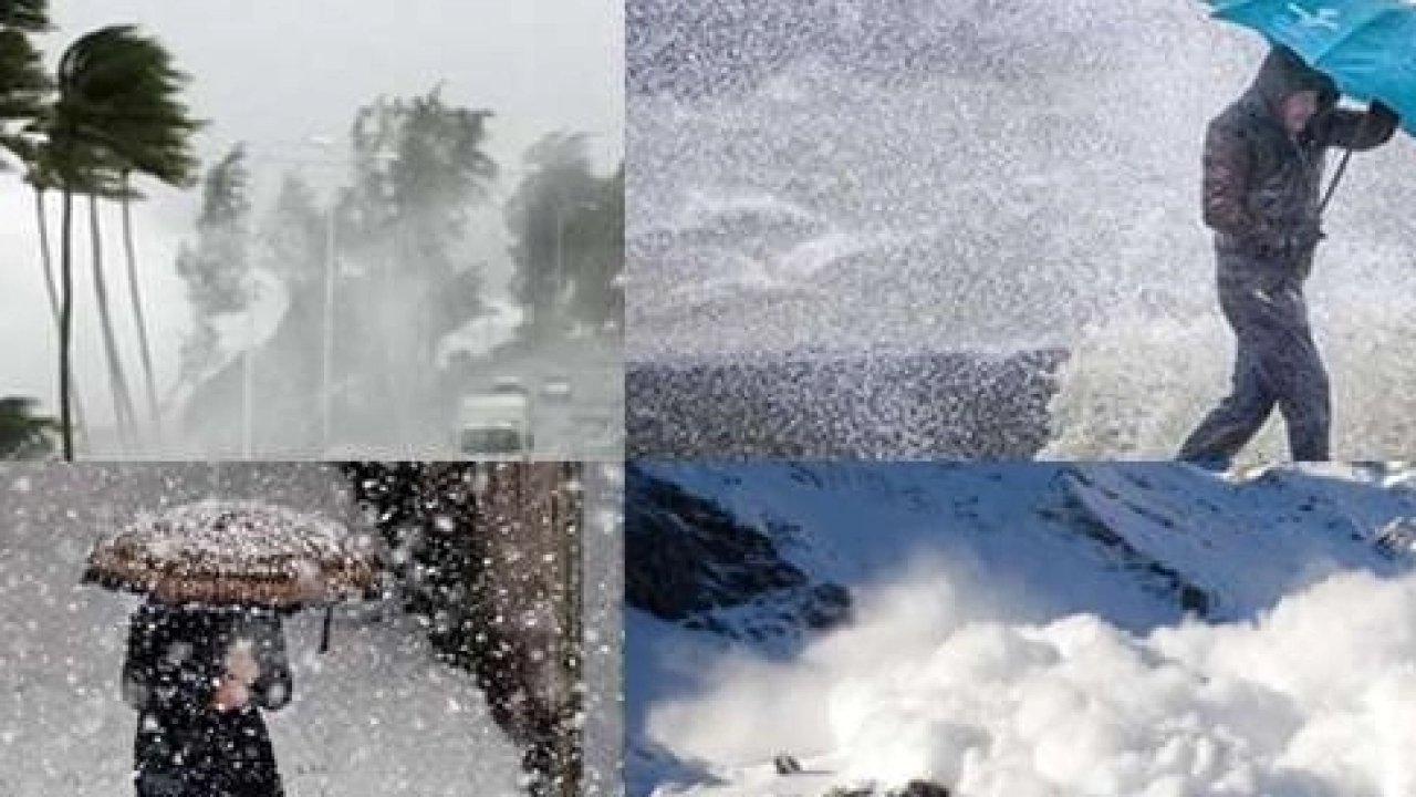 Meteoroloji’den kuvvetli kar ve fırtına uyarısı