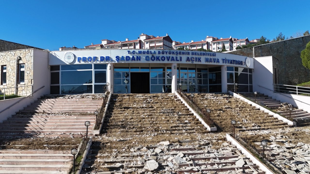 Muğla'da Şadan Gökovalı Açık Hava Tiyatrosu yenileniyor