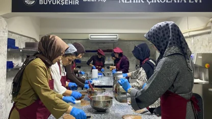 Sakarya'da kadınlara yönelik çikolata ve kahve atölyesi tamamlandı