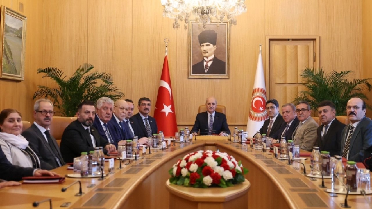 TBMM Başkanı Kurtulmuş’tan Ezidi heyetine: Terörsüz Türkiye başarıya ulaşacak
