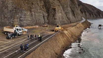 Tekirdağ'da heyelan önlemi