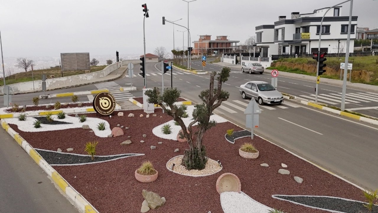 Tekirdağ'ın cadde ve kavşaklarına iklim dostu dokunuş