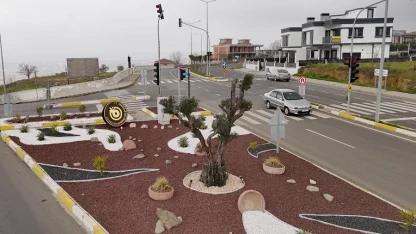 Tekirdağ'ın cadde ve kavşaklarına iklim dostu dokunuş